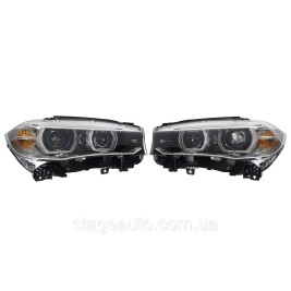 Передние фары Bi-Xenon No Adaptive на BMW X5 F15 2013-2018 года ( Европа ) комплектные