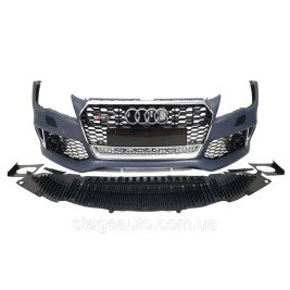 Передний бампер на Audi A7 4G8 2010-2014 год ( В стиле Audi RS7 V1 )