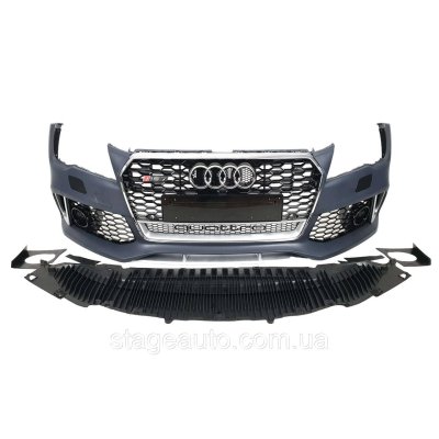 Передній бампер на Audi A7 4G8 2010-2014 рік (У стилі Audi RS7 V1)