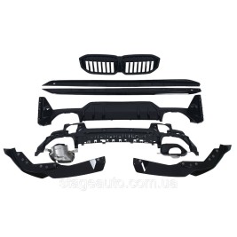 Комплект дооснащения на BMW 3 Series G20 2022-2023 года ( M-Performance Черный глянец ) V2