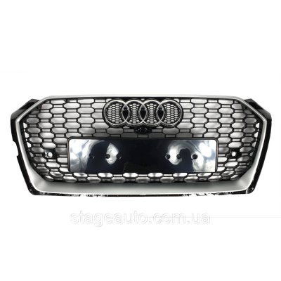 Решітка радіатора на Audi A5 B9 2016-2020 року ( стиль RS5 Silver Black)