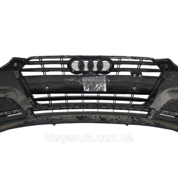 Передний бампер в стиле S-Line на Audi A5 F5 2016-2020 год ( V3 )