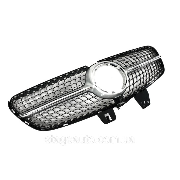 Решетка радиатора на Mercedes V-Class W447 2020-2023 года ( Diamond Silver ) Normal