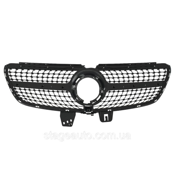 Решетка радиатора на Mercedes V-Class W447 2020-2023 года ( Diamond Silver ) Normal