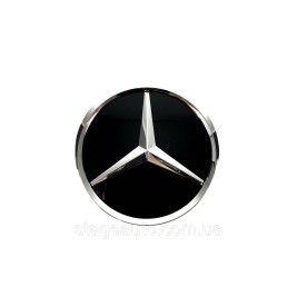Логотип на Mercedes C-Class W205 2014-2018 года ( муляж дистроника ) Хром