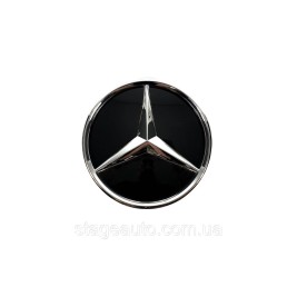 Логотип на Mercedes S-Class Coupe C217 2015-2017 года ( муляж дистроника ) Хром 3D