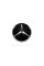 Логотип на Mercedes S-Class Coupe C217 2015-2017 года ( муляж дистроника ) Хром 3D