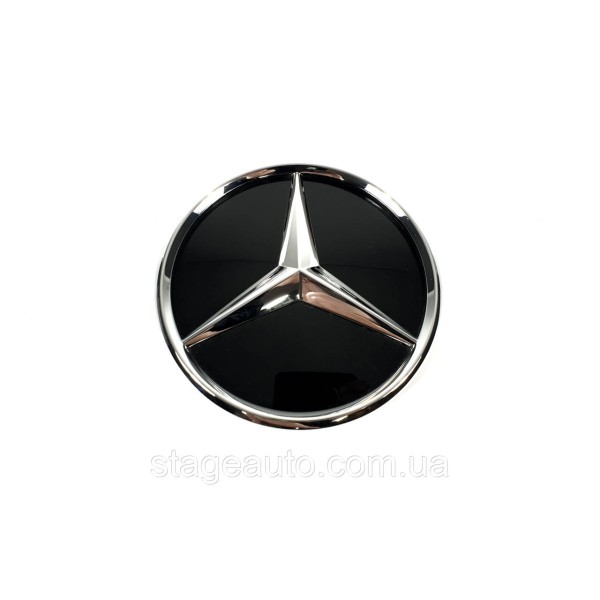 Логотип на Mercedes S-Class Coupe C217 2015-2017 года ( муляж дистроника ) Хром 3D