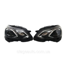 Фары на Mercedes E-Class W212 2013-2016 года LED ( апгрейд с Галогена )