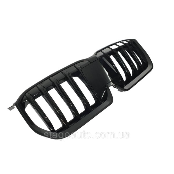 Nostrils for BMW X1 U11 2022-2024 Black Glossy