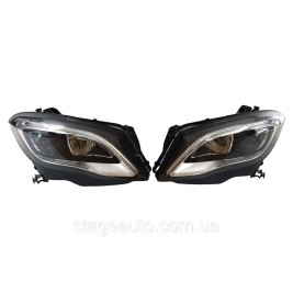 Фары на Mercedes GLA-Class X156 2013-2017 года LED ( апгрейд с Галогена )