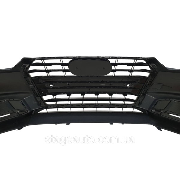 Передній бампер на Audi A4 B9 2015-2019 року ( в стилі S4 FB ) під дистронік