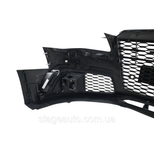 Передний бампер на Audi A8 D4 2010-2014 года ( стиль RS ) V2