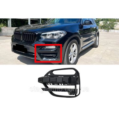 Решітка в бампер (LH) для BMW X3 G01 / X4 G02 ( X-Line)