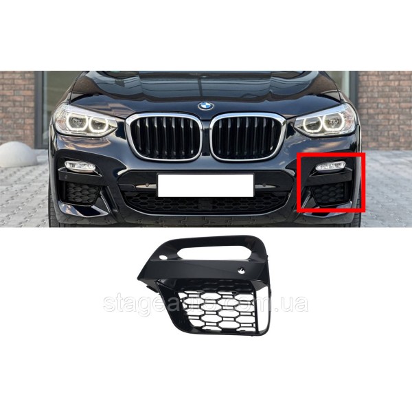 Решітка в бампер ( LH ) для BMW X3 G01 / X4 G02 ( M-Paket ) 51118092757
