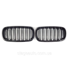 Ноздри на BMW X5 F15 2013-2018 год Черный Глянец ( Двойные M-Look ) Китай