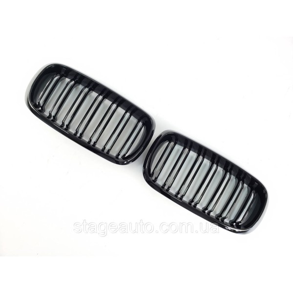 Ноздри на BMW X5 F15 2013-2018 год Черный Глянец ( Двойные M-Look ) Китай