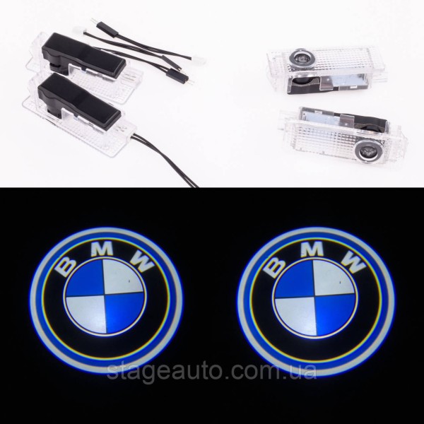 Проектор подсветка логотипа для дверей с логотипом BMW БМВ E90 F30 E60 F10 F01 E70 F15