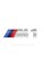 Металлическая эмблема (логотип) M 1 BMW (БМВ) шильдик на багажник Хром 8.9 x 2.9см