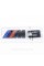 Металлическая эмблема (логотип) M 3 BMW (БМВ) шильдик на багажник Черный 8.9 x 2.9см