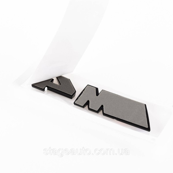 Metal emblem (logo) M 4 BMW (BMW) nameplate on the trunk Black 8.9 x 2.9 cm