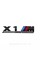 Металлическая эмблема (логотип) X1M COMPETITION BMW (БМВ) шильдик на багажник Черный 17 x 3.7см