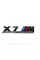 Металлическая эмблема (логотип) X7M COMPETITION BMW (БМВ) шильдик на багажник Черный 17 x 3.7см