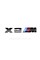 Metal emblem (logo) X2M BMW (BMW) nameplate on the trunk Black 17 x 2.7 cm
