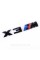 Metal emblem (logo) X3M BMW (BMW) nameplate on the trunk Black 17 x 2.7 cm