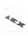 Metal emblem (logo) X3M BMW (BMW) nameplate on the trunk Black 17 x 2.7 cm
