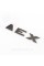 Metal emblem (logo) X3M BMW (BMW) nameplate on the trunk Chrome 17 x 3.7 cm
