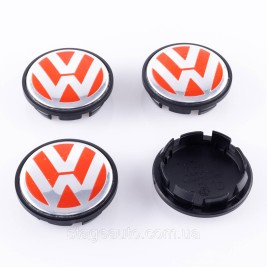 Колпачки для дисков Volkswagen 65мм 3B7 601 171 Заглушки в диски Фольксваген 3B7601171 VW 65/56мм
