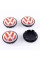 Колпачки для дисков Volkswagen 65мм 3B7 601 171 Заглушки в диски Фольксваген 3B7601171 VW 65/56мм
