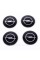 Наклейки на колпачки заглушки в диски Opel Опель 65 мм Черные 4 шт