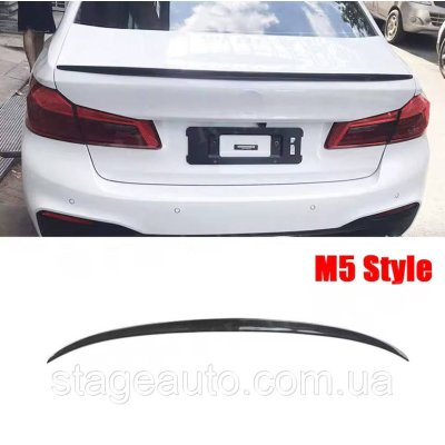Spoiler for BMW (BMW ) 5 series (G30) 2017-2023 in M5 style – black