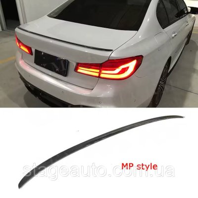 Spoiler for BMW (BMW ) 5 series (G30) 2017-2023 in M Performance style – black