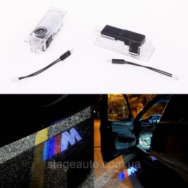 Проектор подсветка логотипа для дверей с логотипом BMW M БМВ M E90 F30 E60 F10 F01 E70 F15