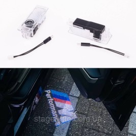 Проектор подсветка логотипа для дверей с логотипом BMW M БМВ M E90 F30 E60 F10 F01 E70 F15