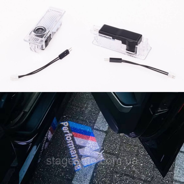 Проектор подсветка логотипа для дверей с логотипом BMW M БМВ M E90 F30 E60 F10 F01 E70 F15
