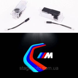 Проектор подсветка логотипа для дверей с логотипом BMW M БМВ M E90 F30 E60 F10 F01 E70 F15