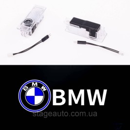 Проектор подсветка логотипа для дверей с логотипом BMW БМВ E90 F30 E60 F10 F01 E70 F15