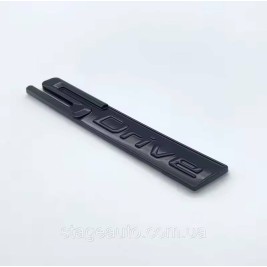 Эмблема (наклейка, шильдик) SDrive С драйв BMW (БМВ) логотип (9,5 x 1.5 см) Черный