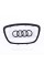 Накладка на руль, эмблема AUDI (Ауди) подушка AIR BAG 112 * 66 мм  Черный глянец