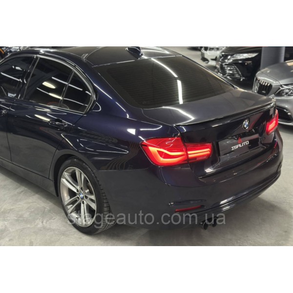 Спойлер багажника BMW 3 F30 2012-2018 стиль М3 (ABS пластик) БМВ Ф30 черный глянец
