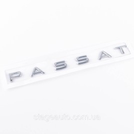 Эмблема наклейка на крышку багажника NEW PASSAT Volkswagen ПАССАТ 25 x 2 см Хром