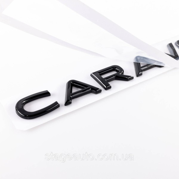 Эмблема наклейка на крышку багажника NEW CARAVELLE Volkswagen Черный