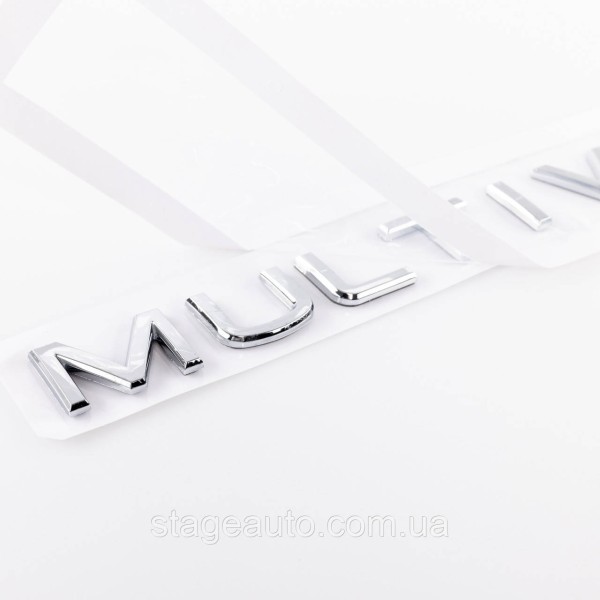 Эмблема наклейка на крышку багажника NEW MULTIVAN Volkswagen МУЛЬТИВАН Хром