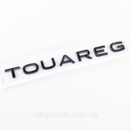 Эмблема наклейка на крышку багажника NEW TOUAREG Volkswagen ТУАРЕГ 31 x 2 см Черный