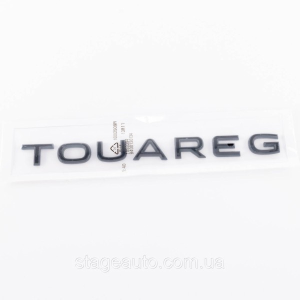 Эмблема наклейка на крышку багажника NEW TOUAREG Volkswagen ТУАРЕГ 31 x 2 см Черный