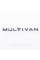 Эмблема наклейка на крышку багажника NEW MULTIVAN Volkswagen МУЛЬТИВАН Черный